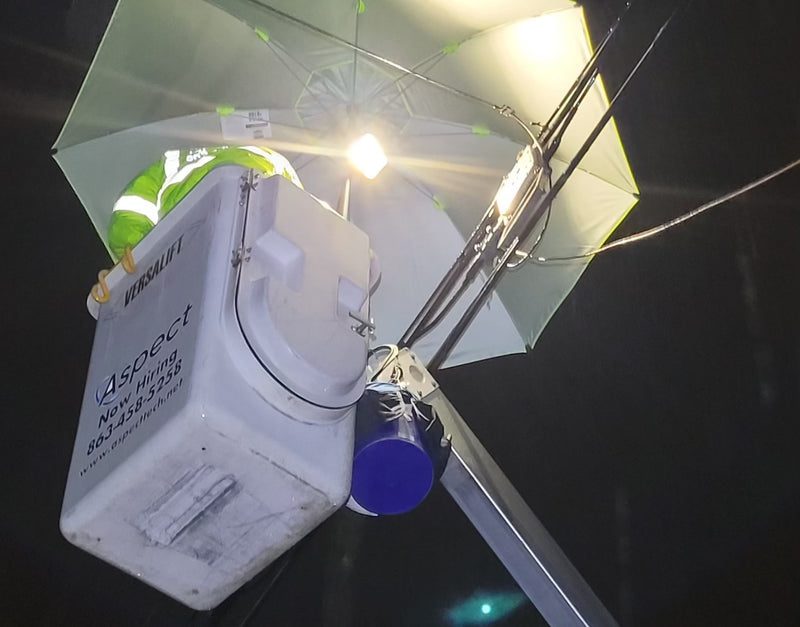 ERGODYNE | Lightweight Industrial Umbrella Lime, 84" | #DS6100