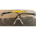 BOX of 12 Clear Lens, Black Adjustable Frame Safety Glasses | Fits Over Prescription Glasses | #SG1123-BC-BOX