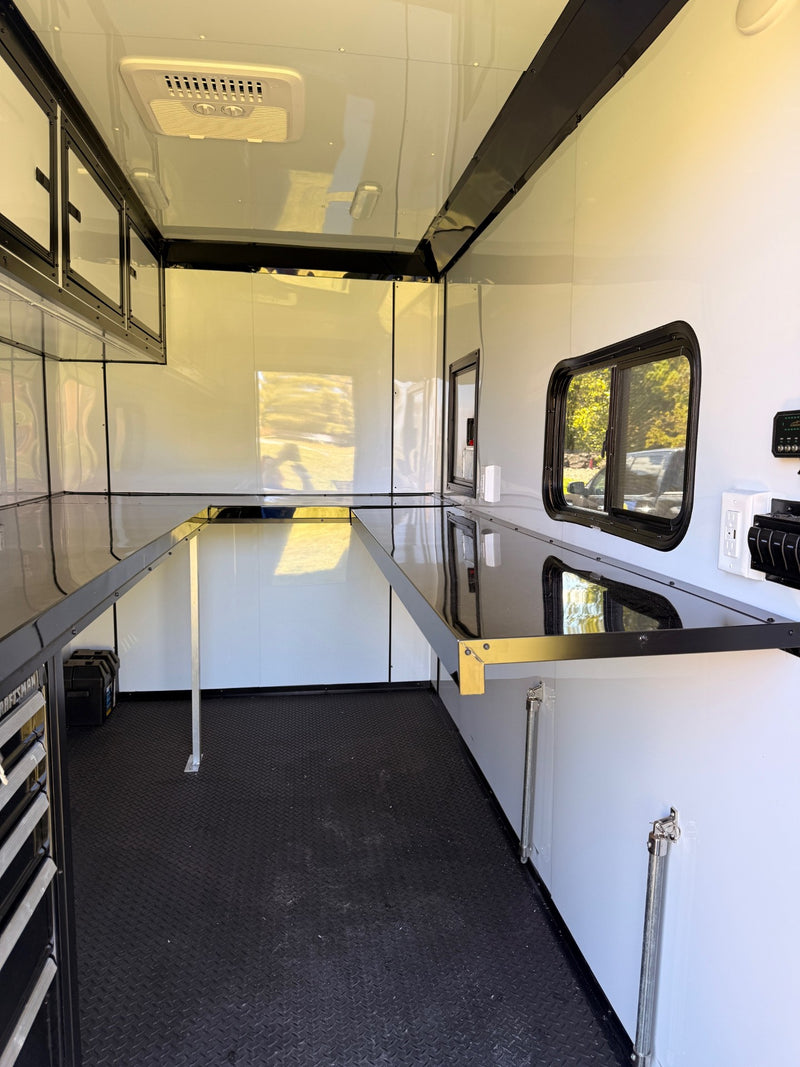 SMG TRAILERS | 6X10 Flat Nose Fiber Splicing Trailer | #FN-6x10