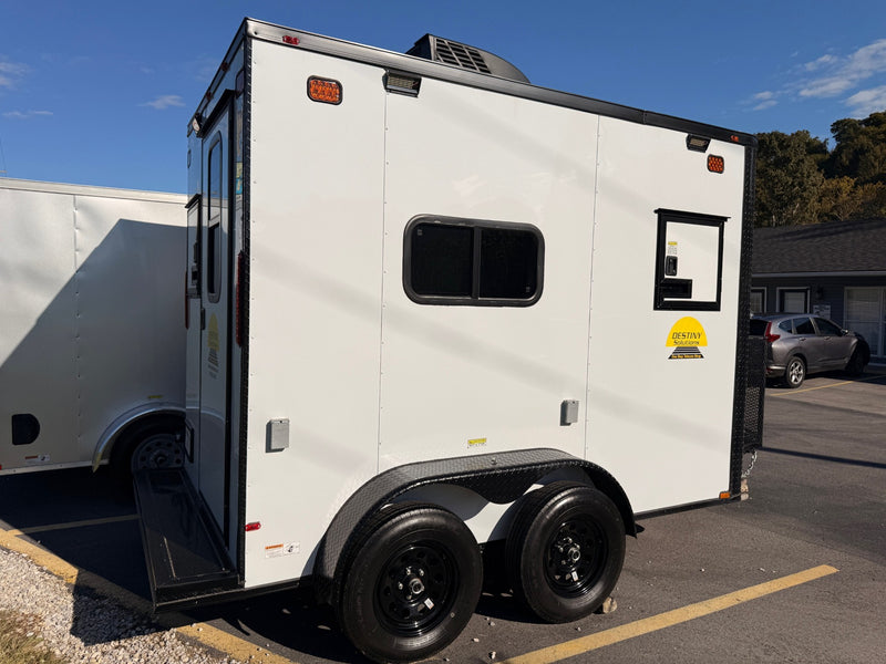 SMG TRAILERS | 6X10 Flat Nose Fiber Splicing Trailer | #FN-6x10