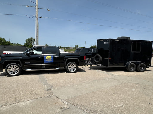 SMG TRAILERS | 7X12 Fiber Splicing Trailer | #FST-7X12-BLK
