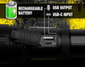 JONARD | Solis™ Rechargeable Tactical Flashlight | #SOL-F1