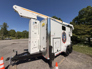 Self-Leveling Liberty Lift Bucket Lift Fiber Trailer | #LLB-LFT