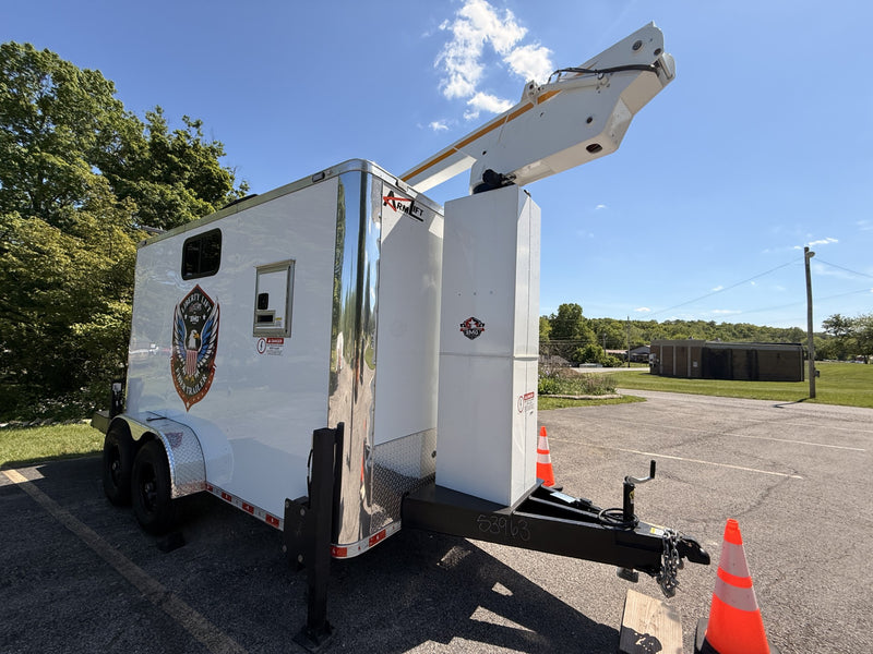 Self-Leveling Liberty Lift Bucket Lift Fiber Trailer | #LLB-LFT