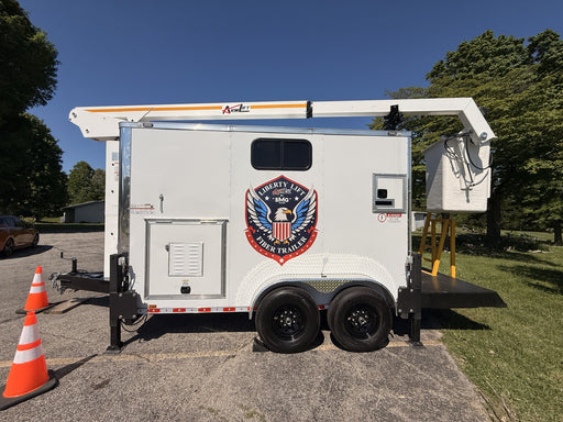 Self-Leveling Liberty Lift Bucket Lift Fiber Trailer | #LLB-LFT