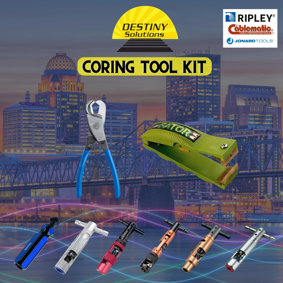 DESTINY SOLUTIONS Coring Tool Kit for Charter/Spectrum DSCoring