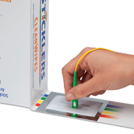 Sticklers | CleanWipes 3200 Jumbo Connector Cleaning Box | #WCS800