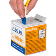 Sticklers | CleanWipes 600 Portable Optical Grade Cleaning Wipes | #WCS100