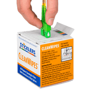 Sticklers | CleanWipes 600 Portable Optical Grade Cleaning Wipes | #WCS100