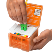 Sticklers | CleanWipes 640 Lint Free Fiber Optic Wipes | #WCS640