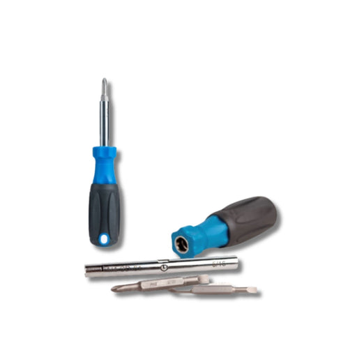 JONARD | 6-in-1 Multi-Bit Screwdriver with Phillips and Slotted Bits | #SD-61