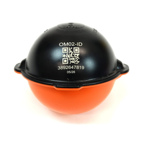 TEMPO | OmniMarker-ID Underground Utility Marker Ball (Orange/Black, CATV, 77kHz) | #OM02-ID