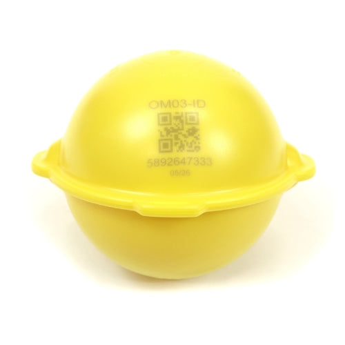 TEMPO | OmniMarker-ID Underground Utility Marker Ball (Yellow, Gas, 83kHz) | #OM03-ID