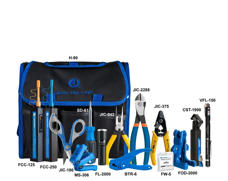 JONARD | Fiber Prep Kit with Connector Cleaners, Visual Fault Locator+ | #TK-161