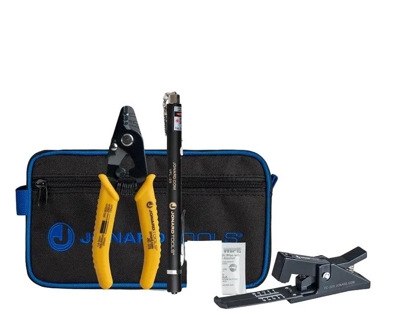 JONARD | Fiber Optic Connector Clean and Prep Kit w/ Cleaver | #TK-183