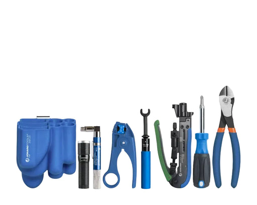 JONARD | COAX Tool Kit with Universal Compression Tool for RG59/6/7/11 Cables | #TK-85