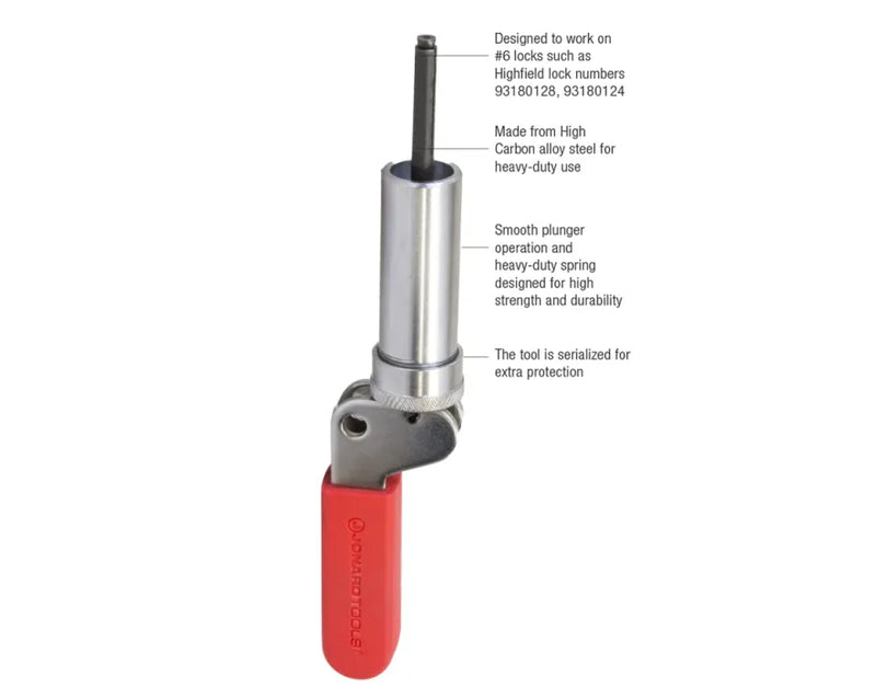 JONARD | Barrel Lock Plunger Key Size #6 | #TTBW-158