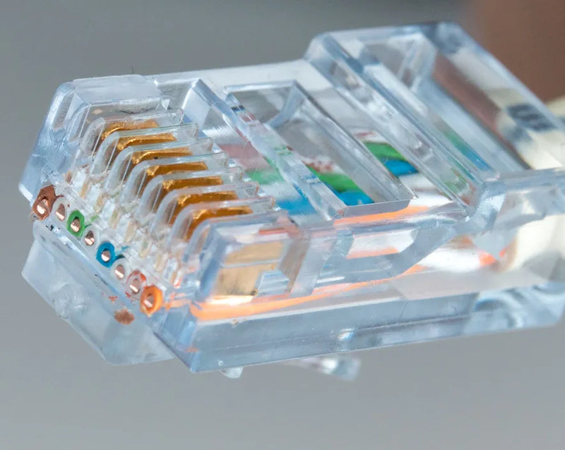 JONARD | CAT6 RJ45 Pass-Through Connectors (Pack of 50) | #RJ45-650