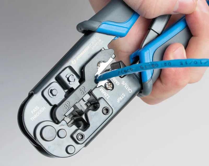 JONARD | 6-in-1 Crimping Tool, RJ45 Pass-through & RJ11/12 Modular | #UC-4569