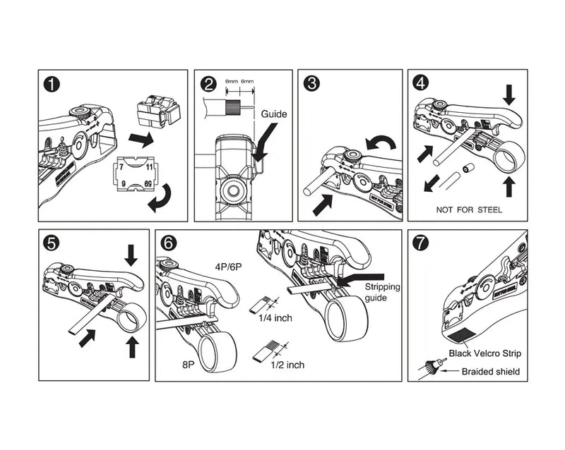 JONARD | Universal Cable Stripping Tool | #UST-525