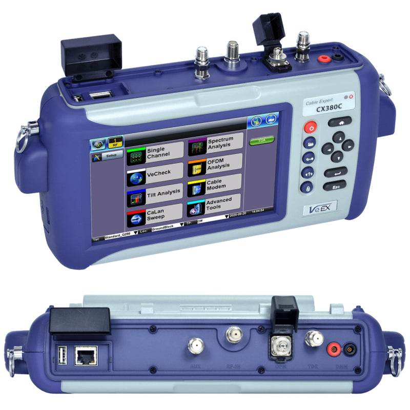 VeEX | CX380C DOCSIS 3.X/4.0 Advanced Plant Maintenance | #Z02-06-007P