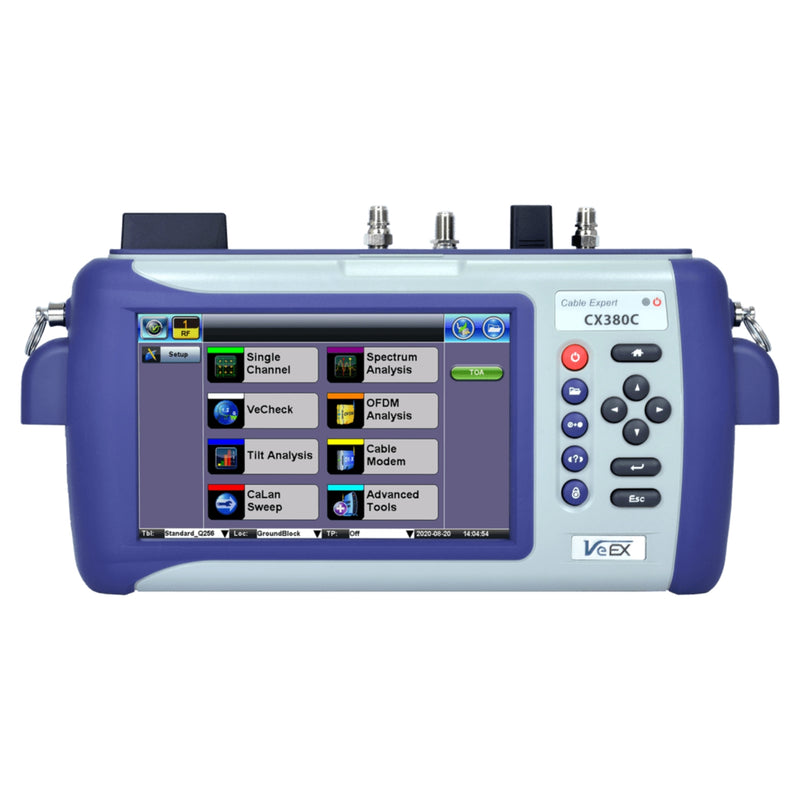 VeEX | CX380C DOCSIS 3.X/4.0 Advanced Plant Maintenance | #Z02-06-007P