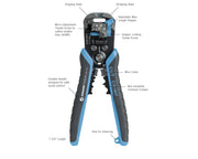 JONARD | Wire Stripper & Crimper, 8-26 AWG | #WSC-826