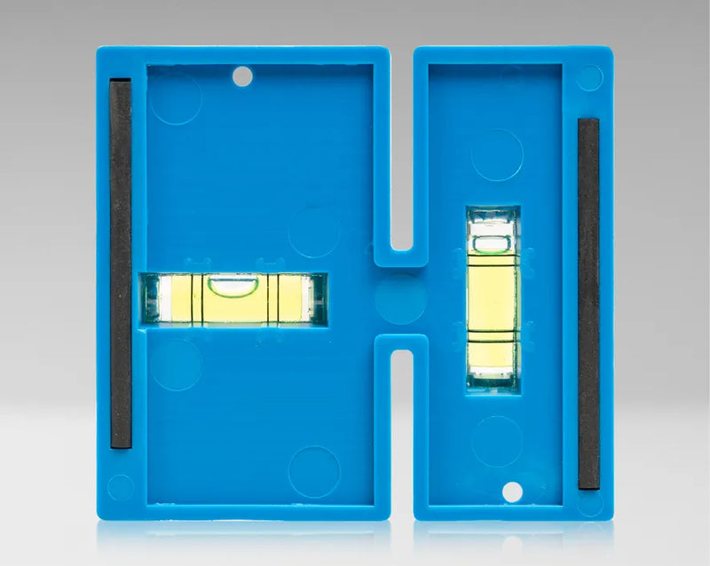 JONARD | Wall Box Template & Level for Non-Metallic Boxes, 1-Gang and 2-Gang | #WTL-12