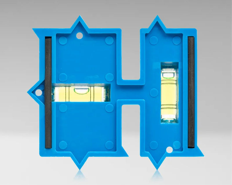 JONARD | Wall Box Template & Level for Metal Boxes, 1-Gang and 2-Gang | #WTL-32M