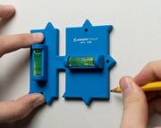 JONARD | Wall Box Template & Level for Metal Boxes, 1-Gang and 2-Gang | #WTL-32M