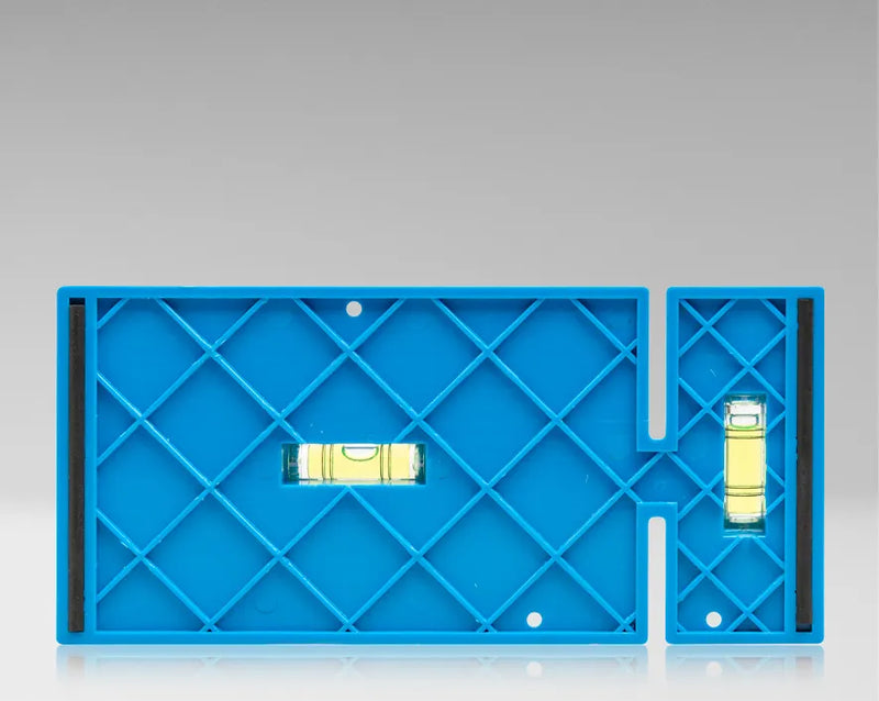JONARD | Wall Box Template & Level for Non-Metallic Boxes, 3-Gang and 4-Gang | #WTL-34