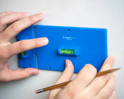 JONARD | Wall Box Template & Level for Non-Metallic Boxes, 3-Gang and 4-Gang | #WTL-34
