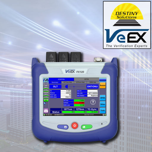 VeEX | FX120 PON Analyzer and Multi-Gig Service Test Set | #Z06-05-102P-ST