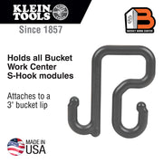 Klein Tools | 3-Inch Utility Bucket S-Hook | #BC312