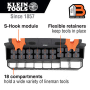 Klein Tools | Hard Tool Storage Module, S-Hook | #BC501S