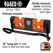 Klein Tools | Utility Bar Storage Module, S-Hook | #BC508S