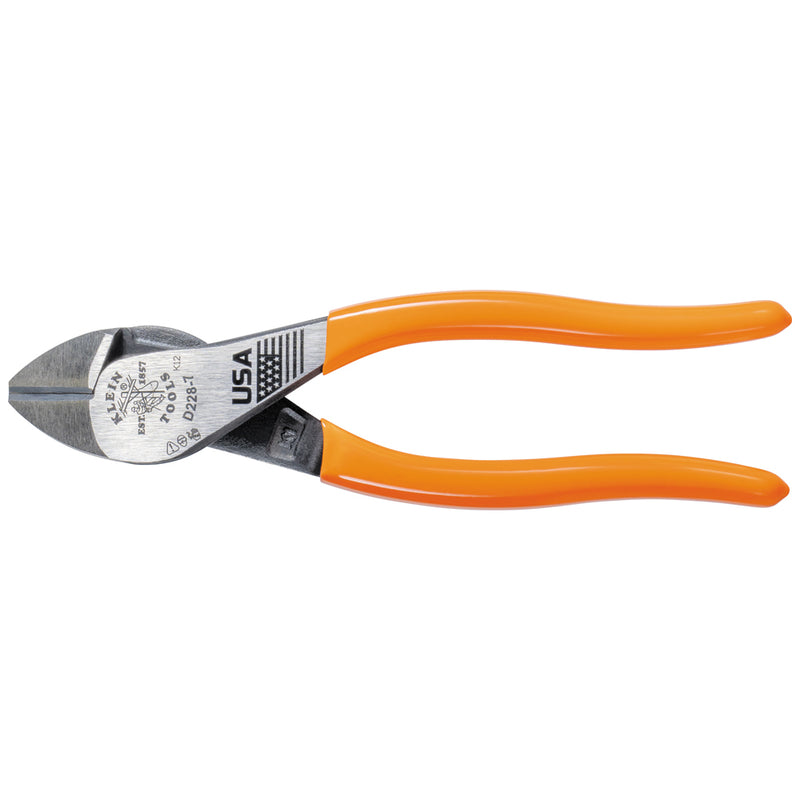 KLEIN TOOLS | Diagonal Cutting Pliers, High-Leverage, 7-Inch | #D228-7