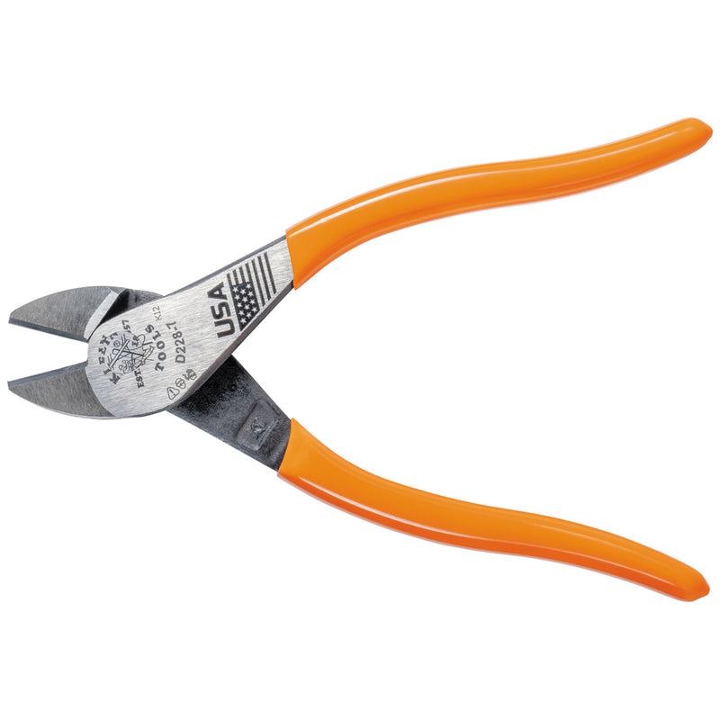 KLEIN TOOLS | Diagonal Cutting Pliers, High-Leverage, 7-Inch | #D228-7