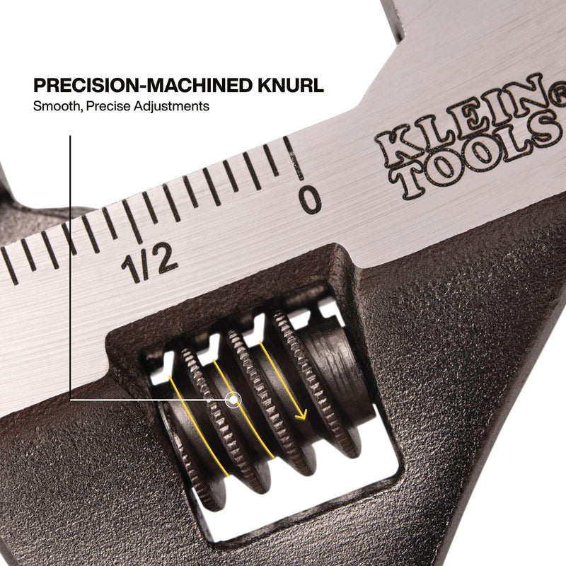 KLEIN TOOLS | Precision Adjustable Wrench, 6-Inch | #D507-6