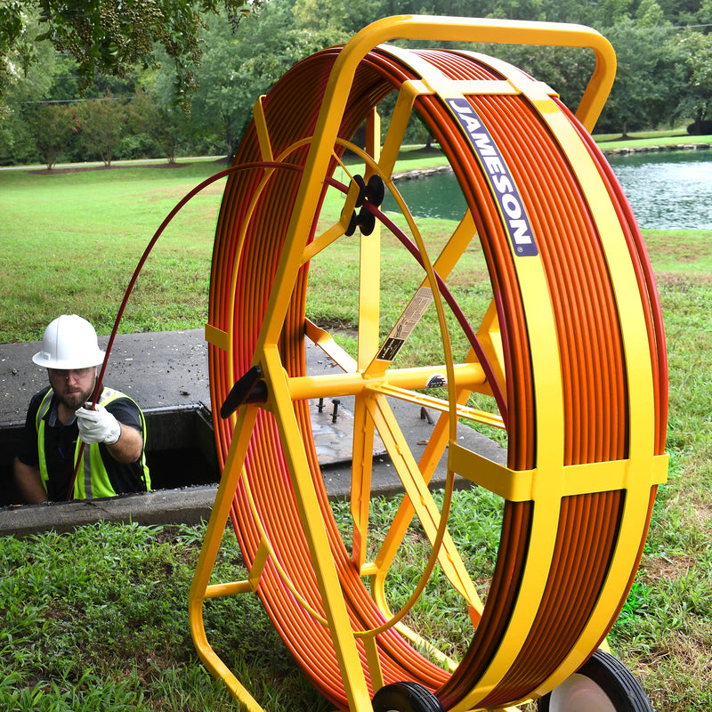 JAMESON | Big Buddy® Duct Conduit Rodder, 1/2 in. x 800ft. Marked Every 5' | #11-38-800M