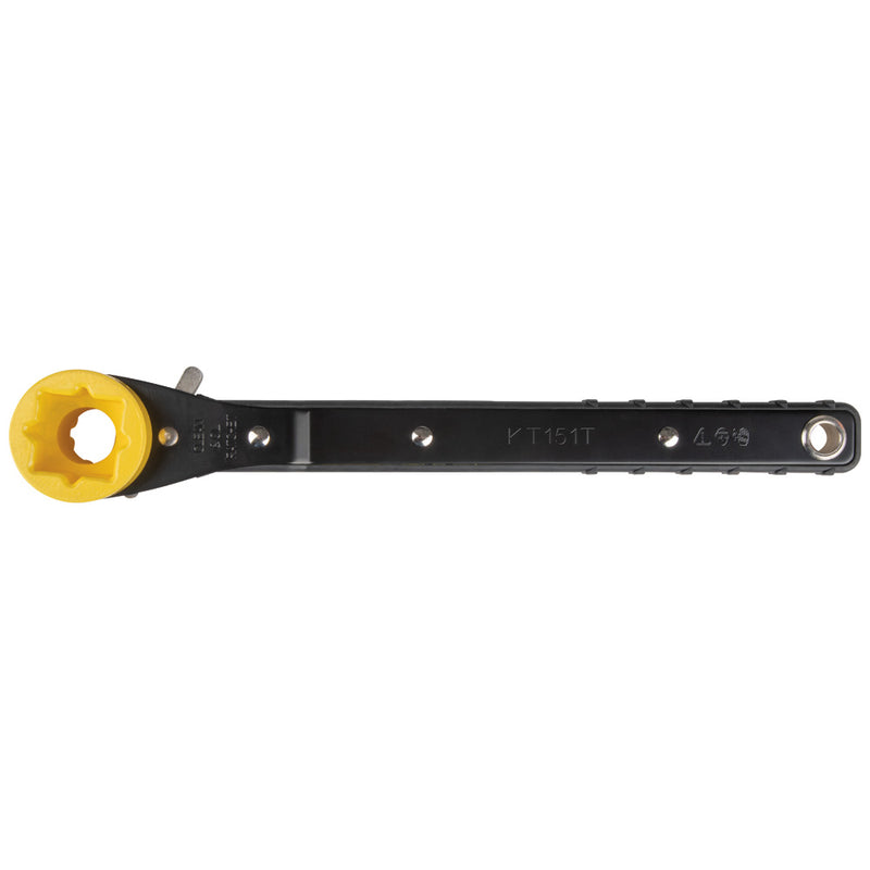 KLEIN TOOLS | 4-in-1 Lineman's Ratcheting Wrench | #KT151T