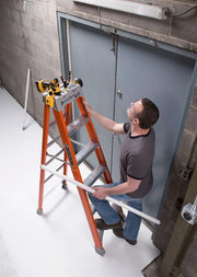 LOUISVILLE LADDER | 8' Fiberglass Step Ladder, Type IA, 300lb Load Capacity | #FS1508