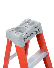 LOUISVILLE LADDER | 8' Fiberglass Step Ladder, Type IA, 300lb Load Capacity | #FS1508