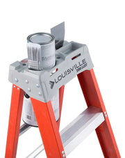 LOUISVILLE LADDER | 8' Fiberglass Step Ladder, Type IA, 300lb Load Capacity | #FS1508