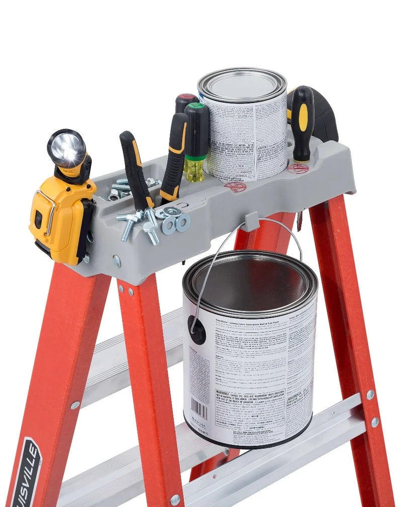 LOUISVILLE LADDER | 8' Fiberglass Step Ladder, Type IA, 300lb Load Capacity | #FS1508