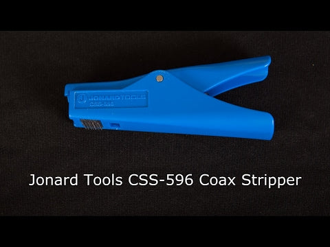 JONARD Coax Stub End Stripper Rg59/Rg6 | #CSS-596 YOUTUBE VIDEO