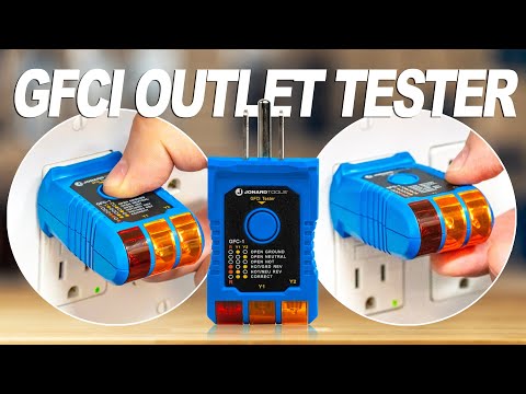 Jonard Tools GFCI Outlet Tester (GFC-1) Product Video