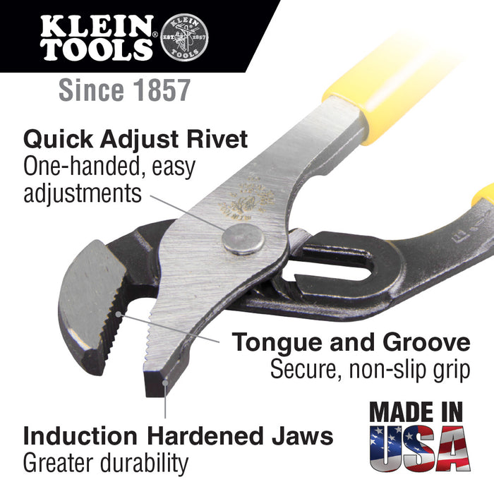 Klein Tools | Pump Pliers, 10-Inch | #D502-10