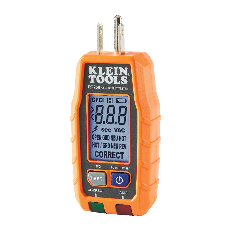 KLEIN TOOLS | GFCI Receptacle Tester with LCD | #RT250