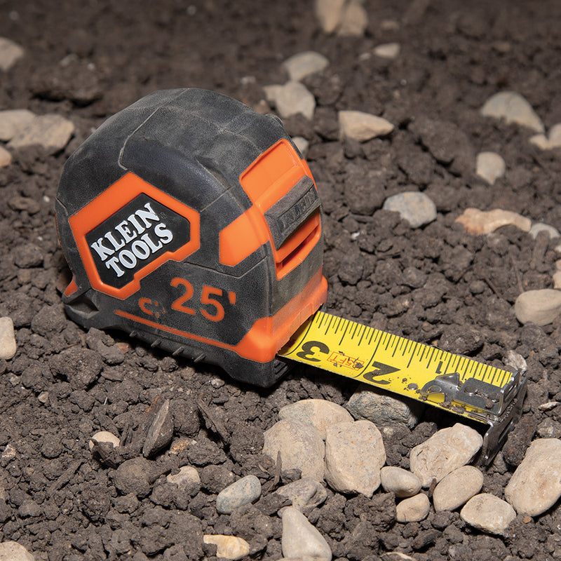 KLEIN TOOLS | Tape Measure, 25-Foot Magnetic Double-Hook | #9225